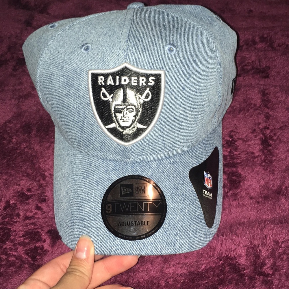 Light Wash Denim Raiders New Era Cap!